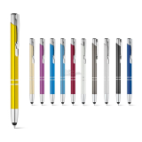 10 ks Kovové kuličkové pero BETA lesklé stylus, barva dle výběru, balení 10 ks