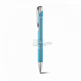 Kovové kuličkové pero BETA lesklé modré, balení 1ks