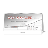 1 ks MAXI MANAGER 2022 stolní kalendář, 32x17,5 cm
