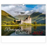 ROMANTIC CASTLES, nástěnný kalendář 450x315 mm, spirála, 2022