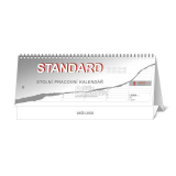 STANDARD 2022, stolní pracovní šedý kalendář, 30x14 cm, 1ks