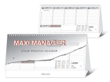 50 ks MAXI MANAGER 2023 stolní kalendář, 32x17,5 cm