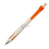 10 ks Kuličkové pero MICRO s mikrohrotem bílo oranžové