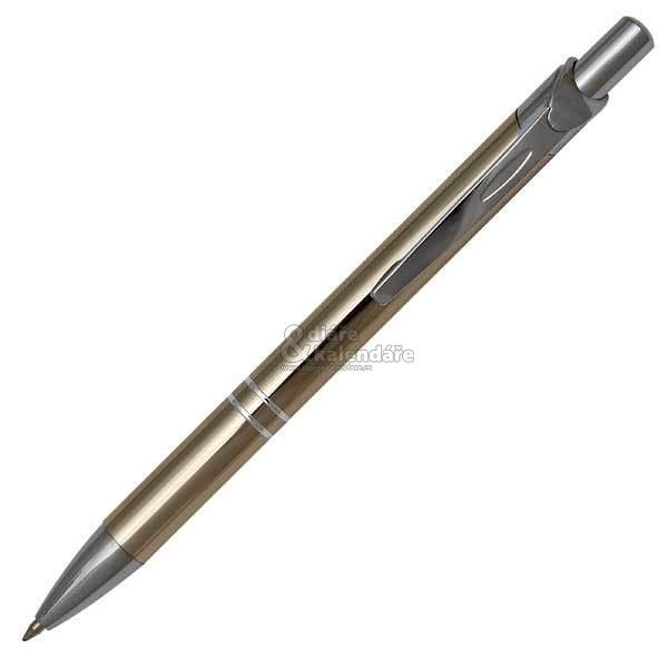 10 ks Kovové kuličkové pero Atul stříbro-zlaté