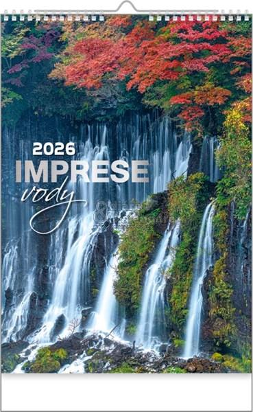 IMPRESE VODY, 2026 nástěnný kalendář 340x485 mm