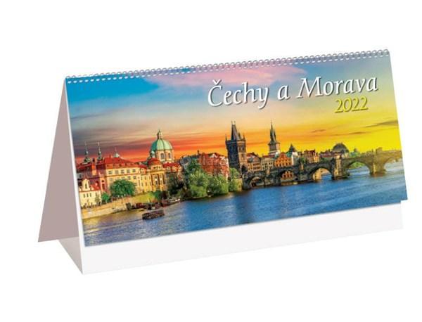 Stolní týdenní kalendář ČECHY A MORAVA 2022