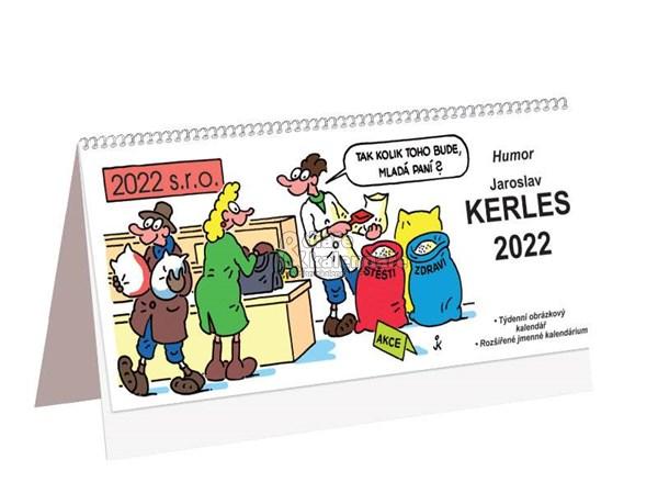 Stolní týdenní kalendář KERLES, 2022