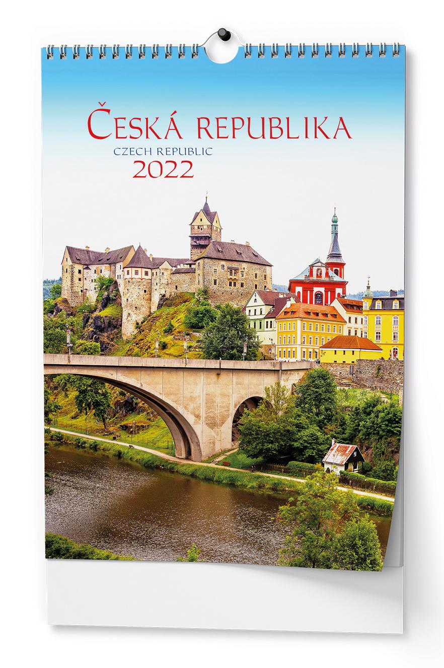 ČESKÁ REPUBLIKA, nástěnný kalendář A3, 2022
