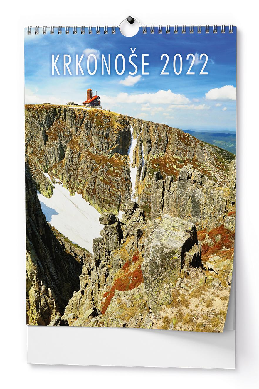 Krkonoše, nástěnný kalendář A3, 2022