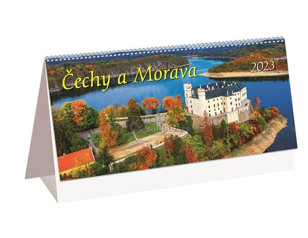 Stolní týdenní kalendář ČECHY A MORAVA 2023