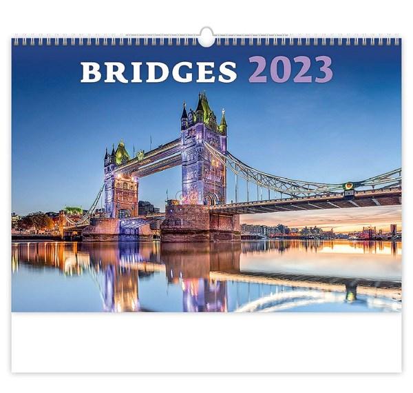BRIDGES, nástěnný kalendář 450x315 mm, spirála, 2023