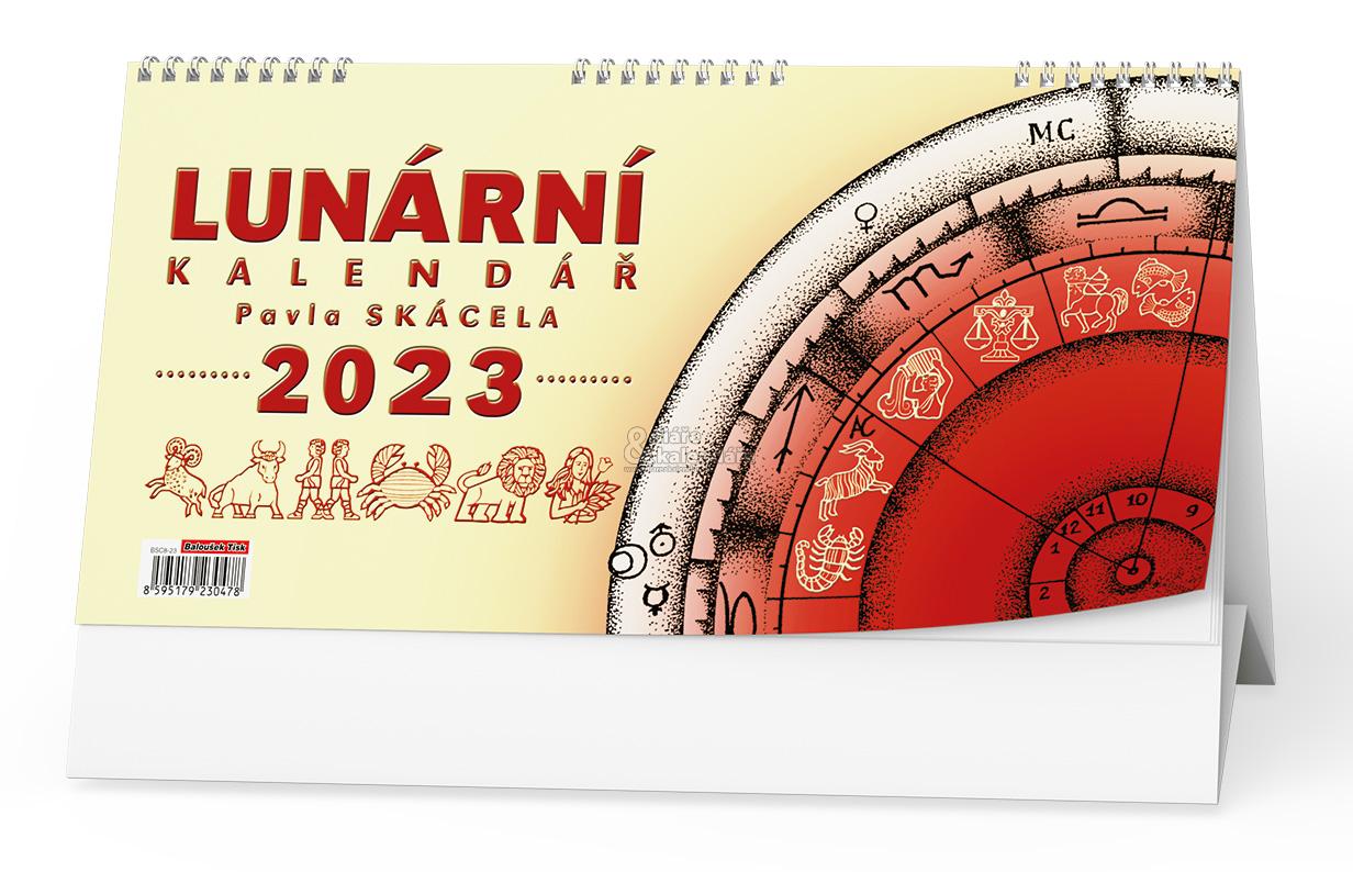 Stolní kalendář - Lunární kalendář Pavla Skácela 2023