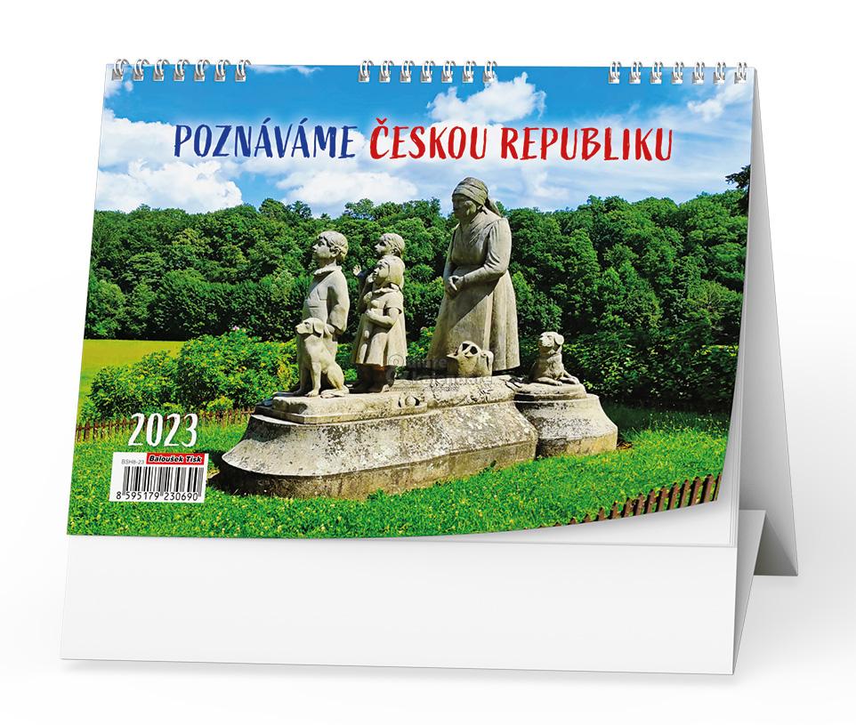 Stolní kalendář - Poznáváme Českou republiku 2023
