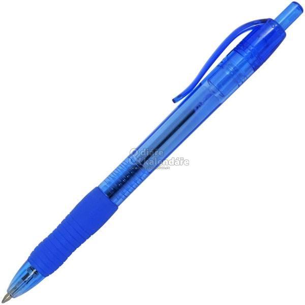 10 ks Kuličkové pero GELOVKA  s modrou gelovou náplní, modrá barva