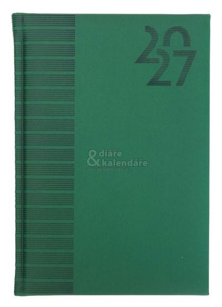 MANAGER 2027, týdenní A5 zelený diář