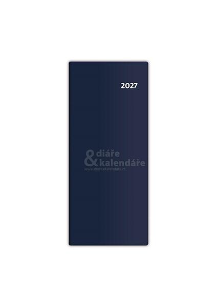 KAPSÁŘ měsíční plánovací diář 2027 modrý
