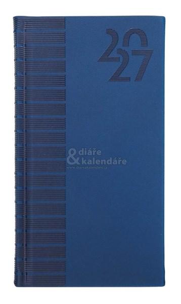MANAGER 2027, kapesní modrý diář