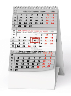 Stolní kalendář - Mini tříměsíční 2023