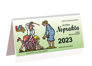 Stolní týdenní kalendář humor - NEPRAKTA - ŠVANDRLÍK, 2023