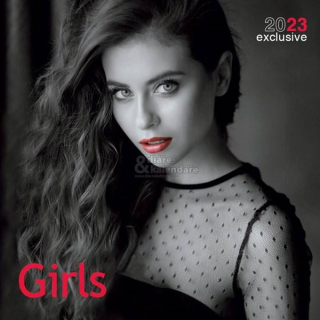 GIRLS black-red, nástěnný kalendář 2023