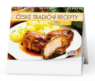 Stolní kalendář - České tradiční recepty 2023