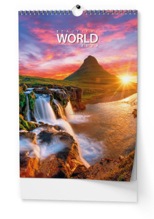 BEAUTIFUL WORLD 2023, nástěnný kalendář A3