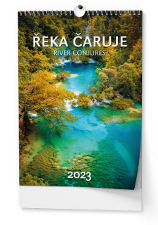 Řeka čaruje, nástěnný kalendář A3, 2023