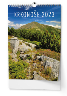 Krkonoše, nástěnný kalendář A3, 2023