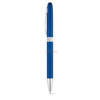 Kuličkové modré pero s kovovým kroužkem, 10 ks
