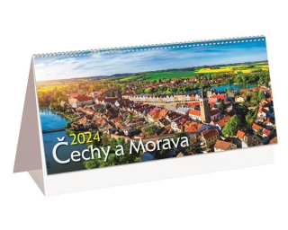 Stolní týdenní kalendář ČECHY A MORAVA 2024